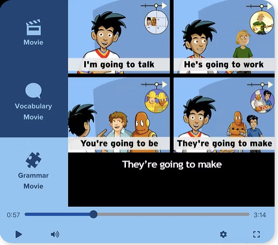 BrainPOP ELL 課程資源截圖